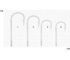 AQUA MARINE - Round Bent Sea Hooks - Ring Head