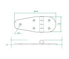 AAA - Stainless Steel Hinge 304