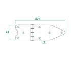 AAA - Stainless Steel Hinge 304