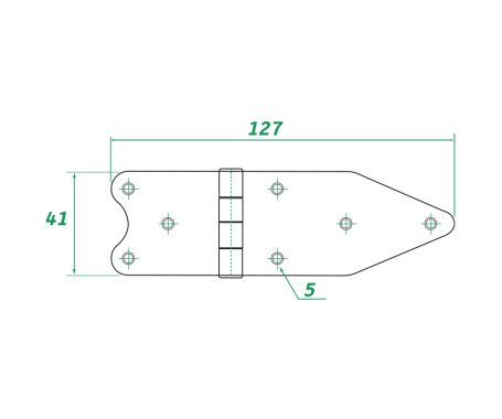 AAA - Stainless Steel Hinge 304