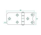 AAA - Stainless Steel Hinge 304