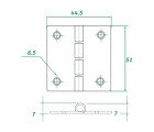 AAA - Stainless Steel Hinge 304