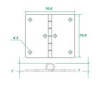 AAA - Stainless Steel Hinge 304