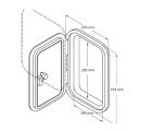 CANSB - Hatch 180° (373mm x 270mm)